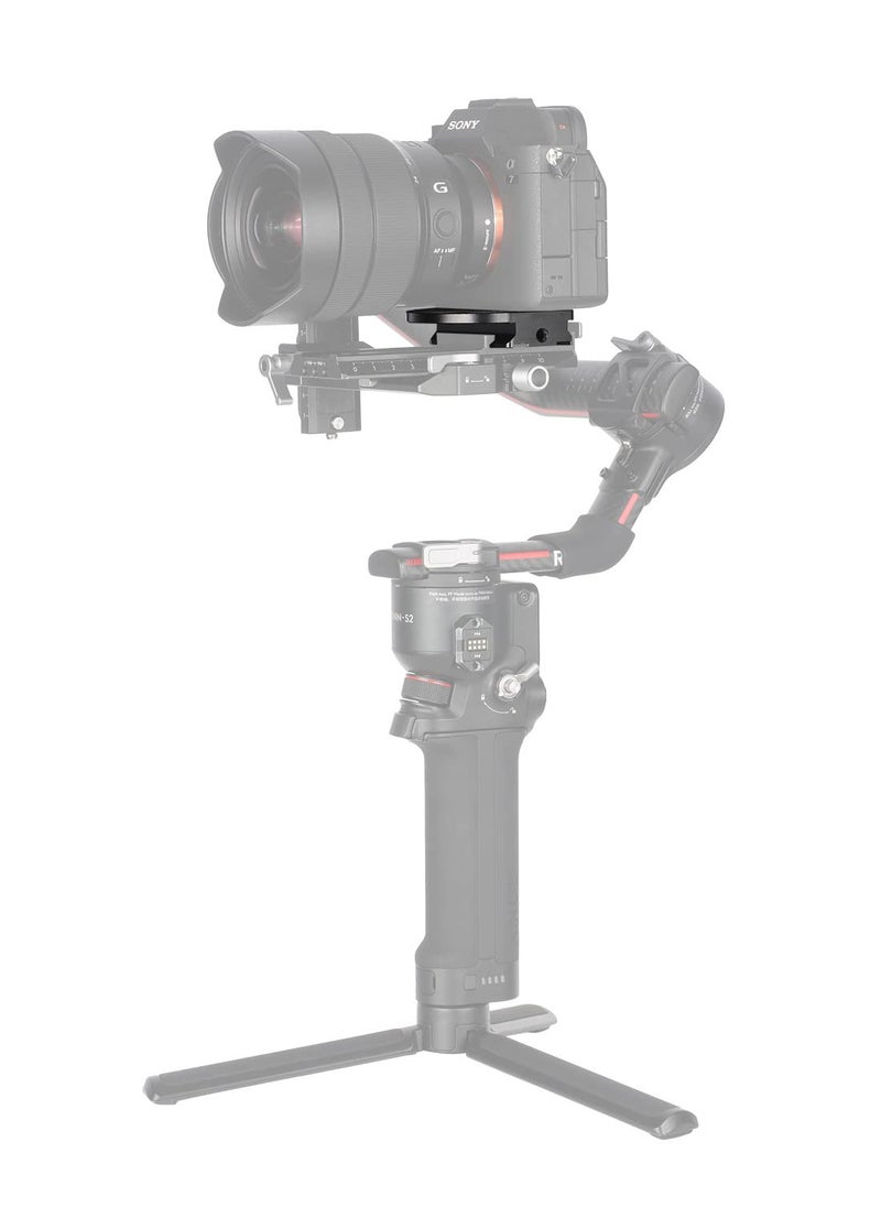 Riser Plate for DJI RS2 / RSC2 / RS3 / RS3 PRO Gimbal Raising Height Quick Release Plate for Arca Standard
