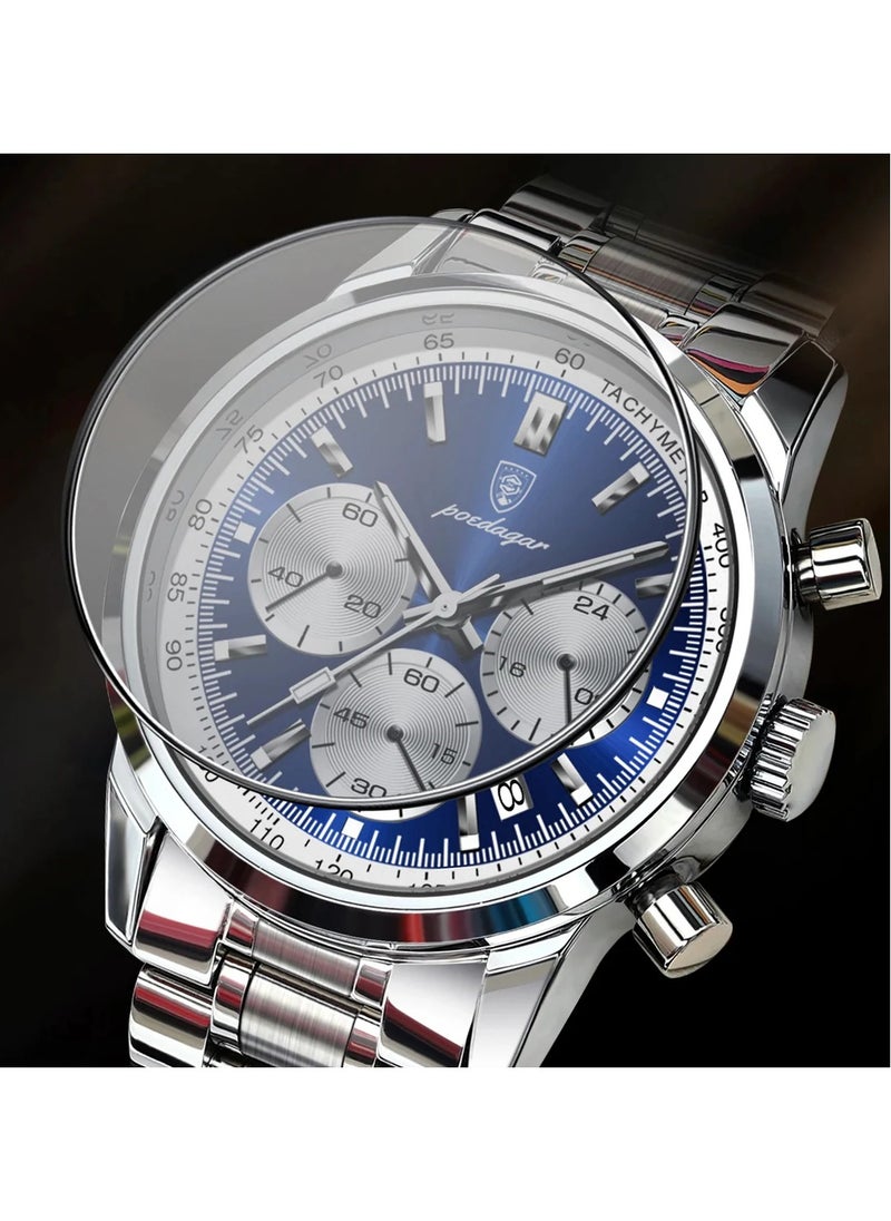 Man Watch Waterproof Luminous Men's Watch Quartz- 42mm