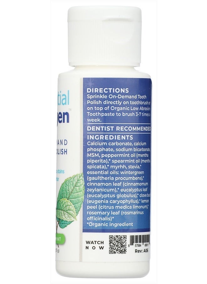 ESSENTIAL OXYGEN Organic Mint Tooth Polish, 2oz