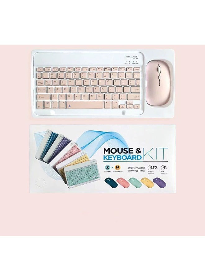 Wireless Keyboard and Mouse Combo Kit with Stylish Design and Long Battery Life