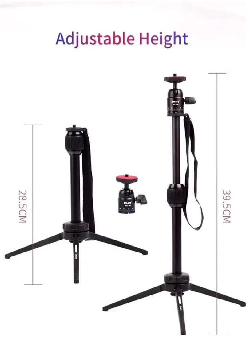 JMARY MT-68 Table-Top Extendable Foldable Tripod Stand for Mobile Phones and DSLR & Digital Cameras