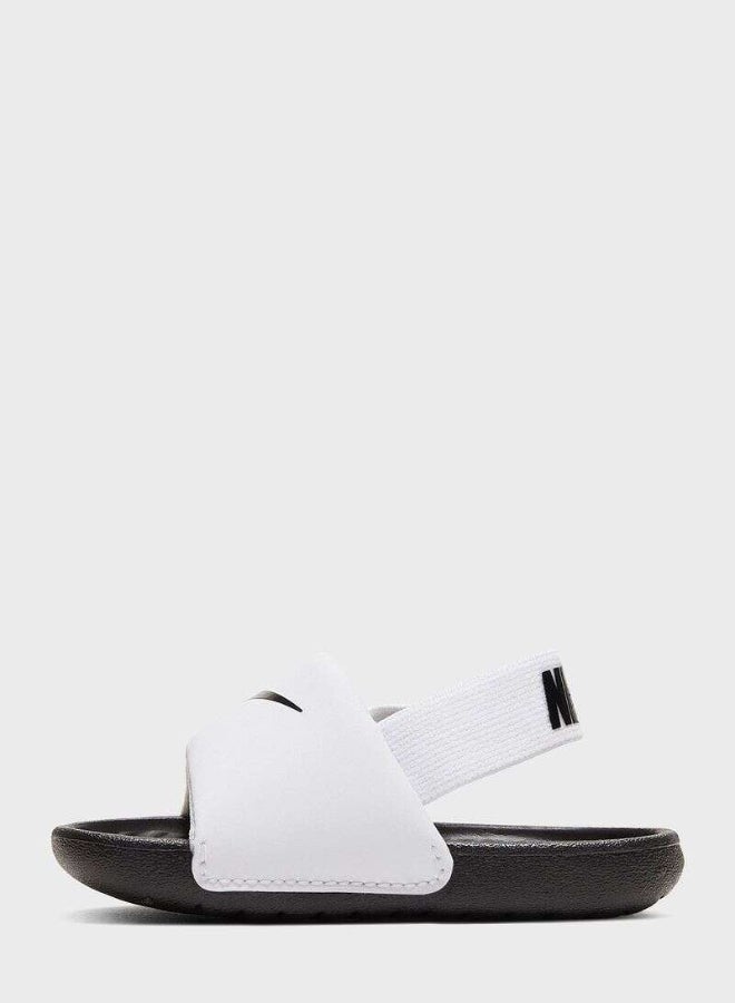 Kawa Back Strap Slides White/Black