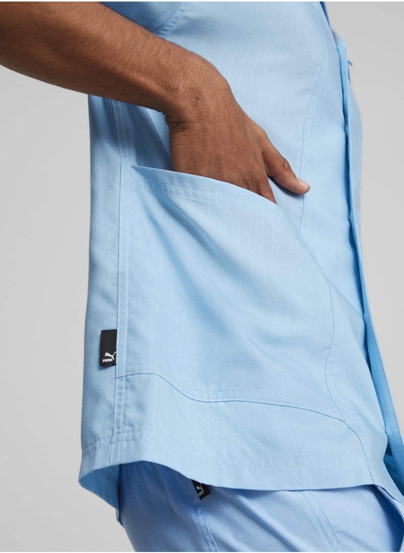 Downtown Mens Blue Shirt