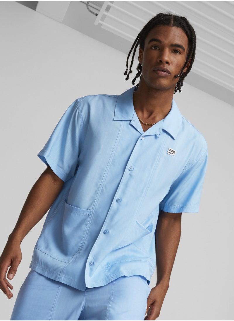 Downtown Mens Blue Shirt