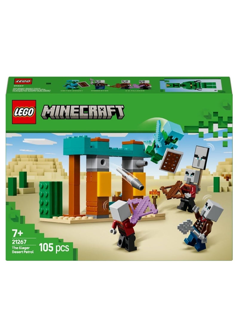 LEGO Minecraft The Illager Desert Patrol Building Toy Set 21267