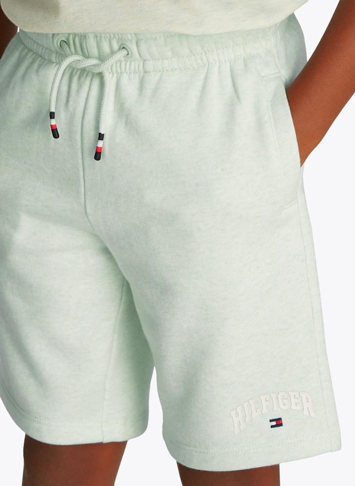 Kids Drawstring Varsity Sweatshorts