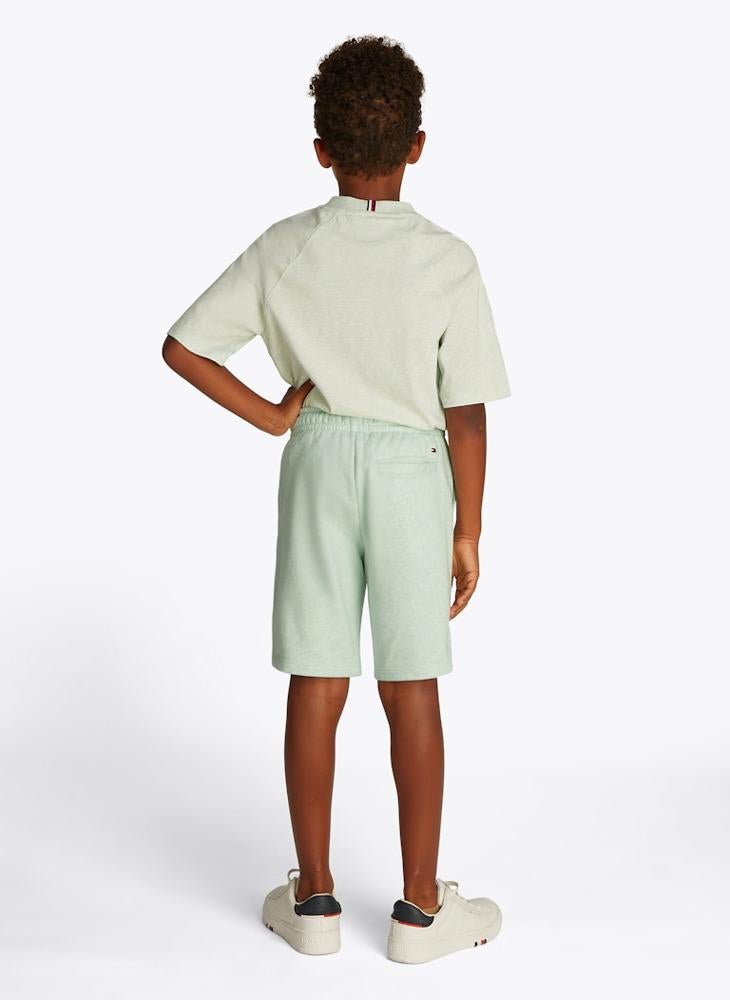 Kids Drawstring Varsity Sweatshorts