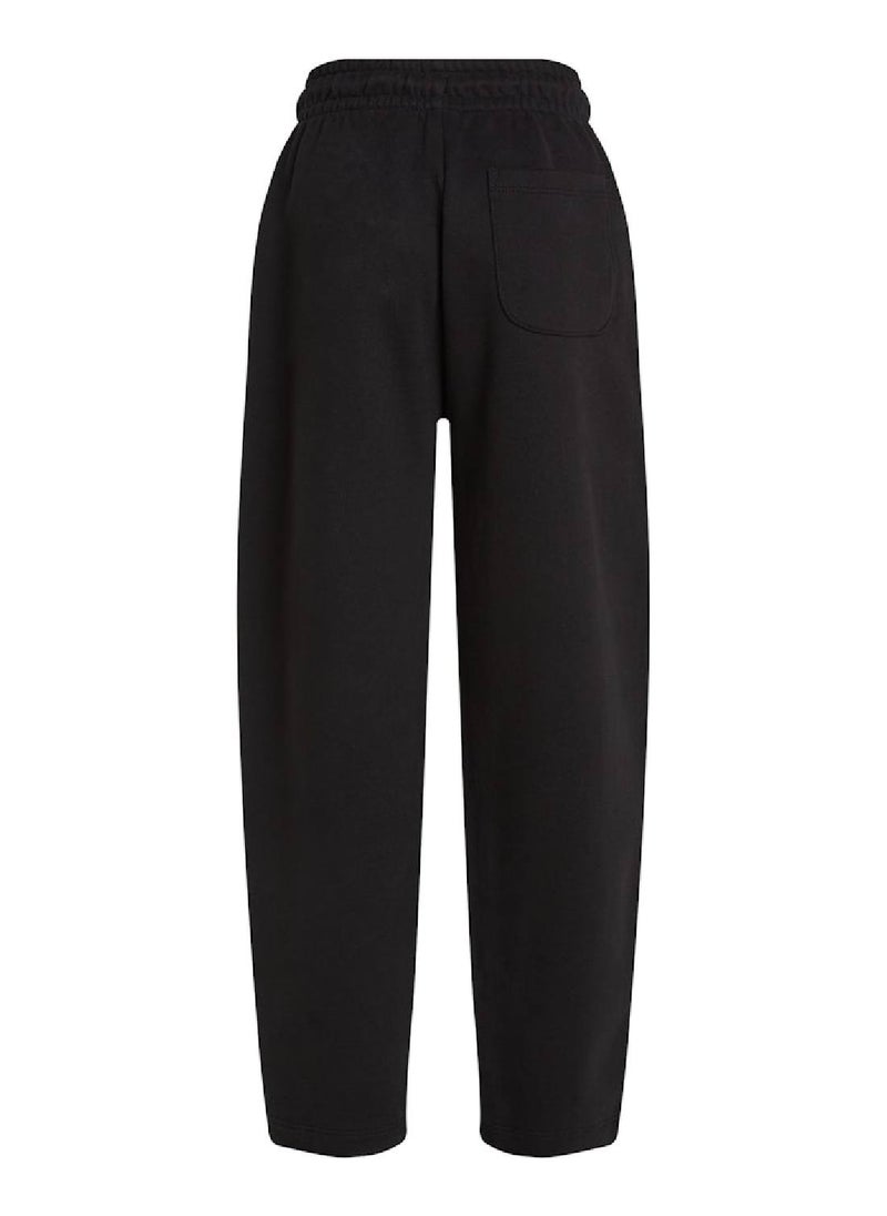 Boys' Relaxed Terry Pintuck Joggers - Cotton, Black