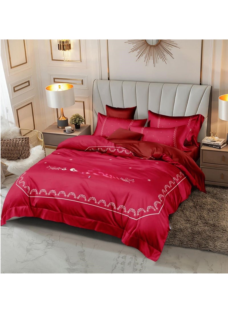 Elegant 6-Piece Bedding Duvet Cover Set