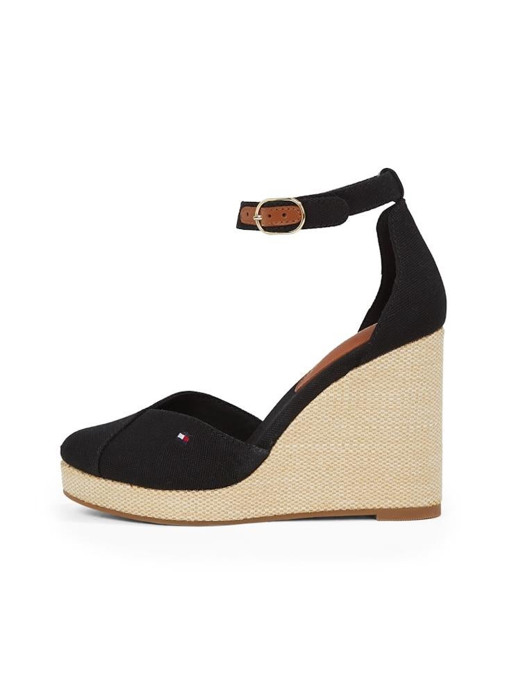 HIGH CLOSED TOE WEDGE ESPADRILLES