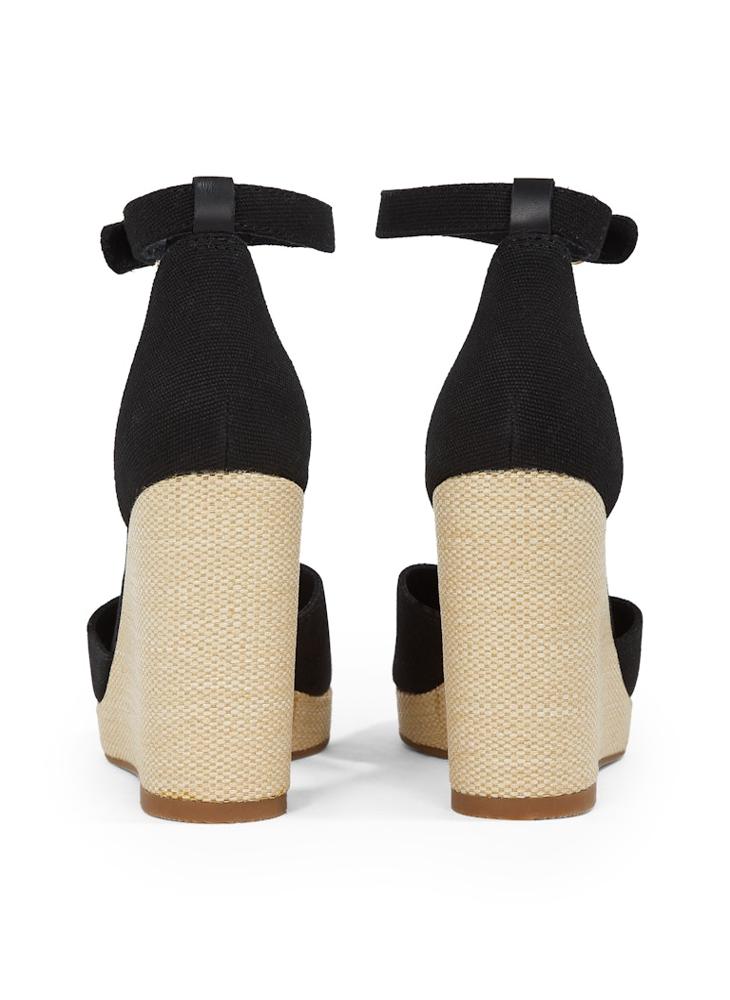 HIGH CLOSED TOE WEDGE ESPADRILLES