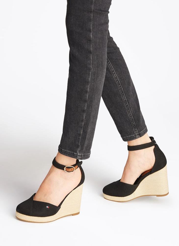 HIGH CLOSED TOE WEDGE ESPADRILLES