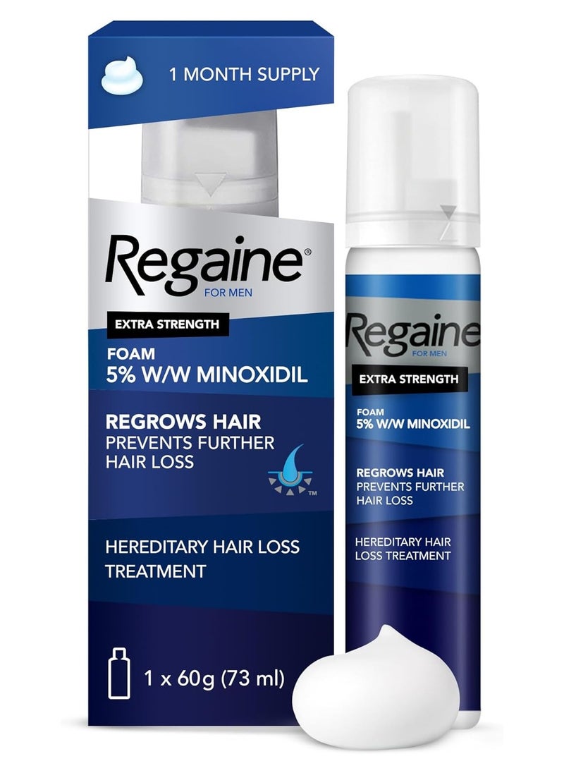 For Men 5% Extra Strength Scalp Foam 73ML