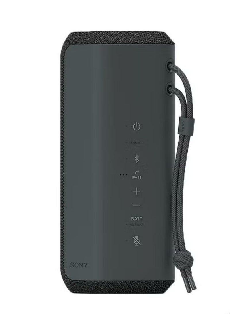 SRS XE200 X Series Wireless Ultra Portable Bluetooth Speaker, IP67 Waterproof, Dustproof And Shockproof With 16 Hour Battery And Easy To Carry Strap, SRSXE200/B Black