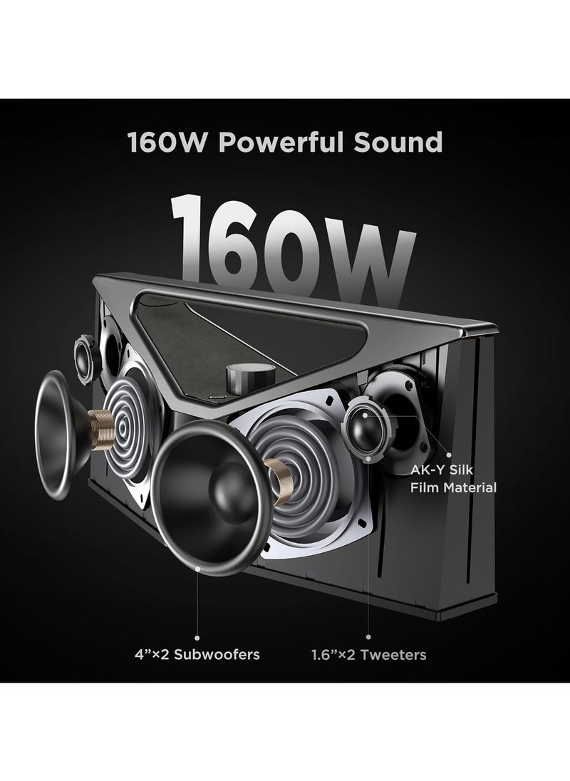 BUGANI Brief Pro Portable Bluetooth Speaker- grey