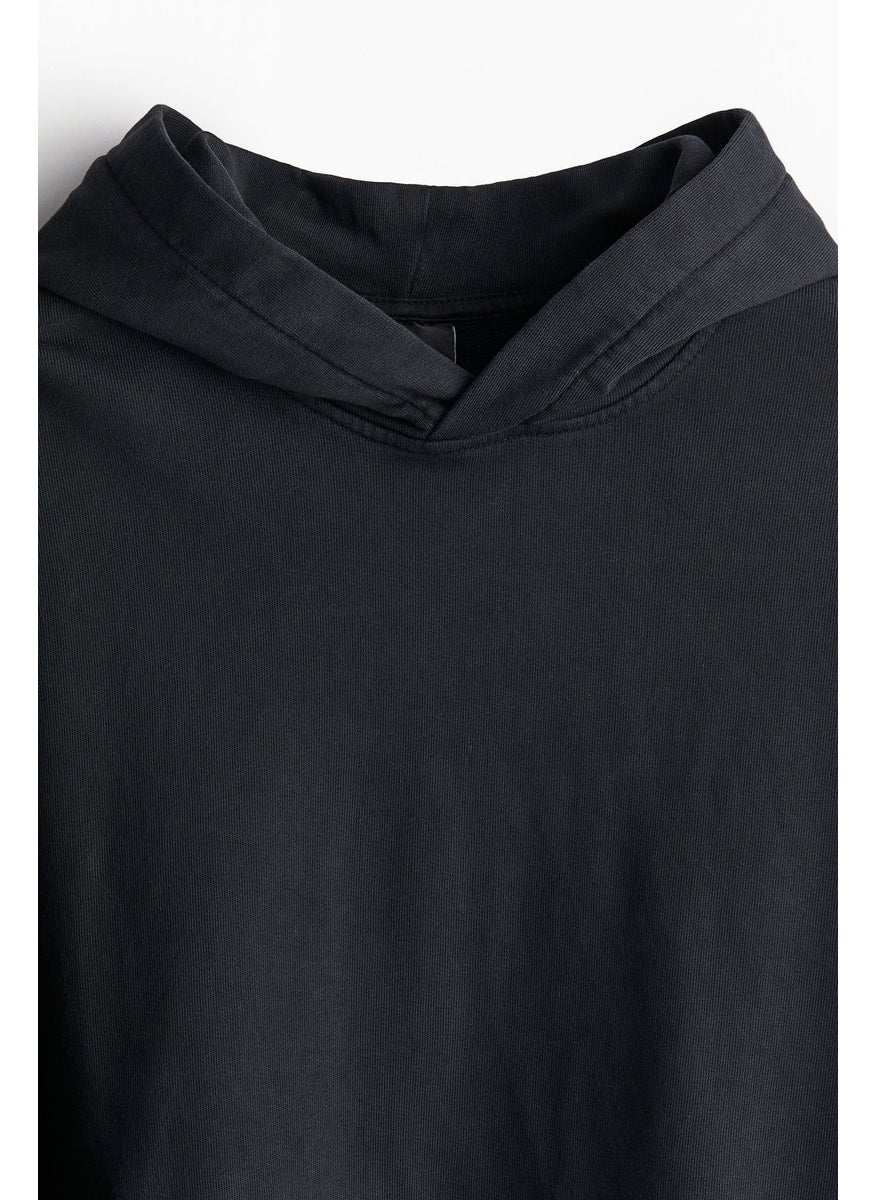 Loose Fit Washed Hoodie