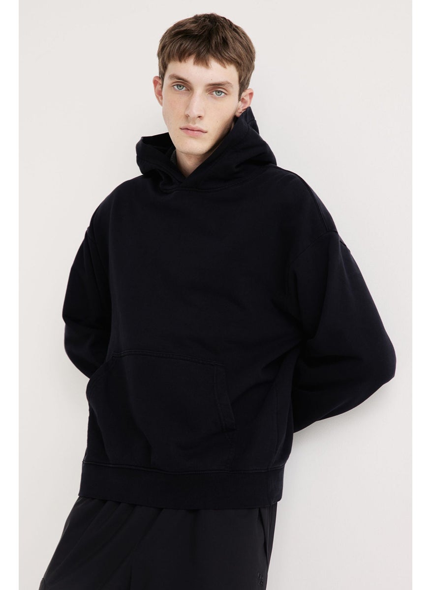 Loose Fit Washed Hoodie