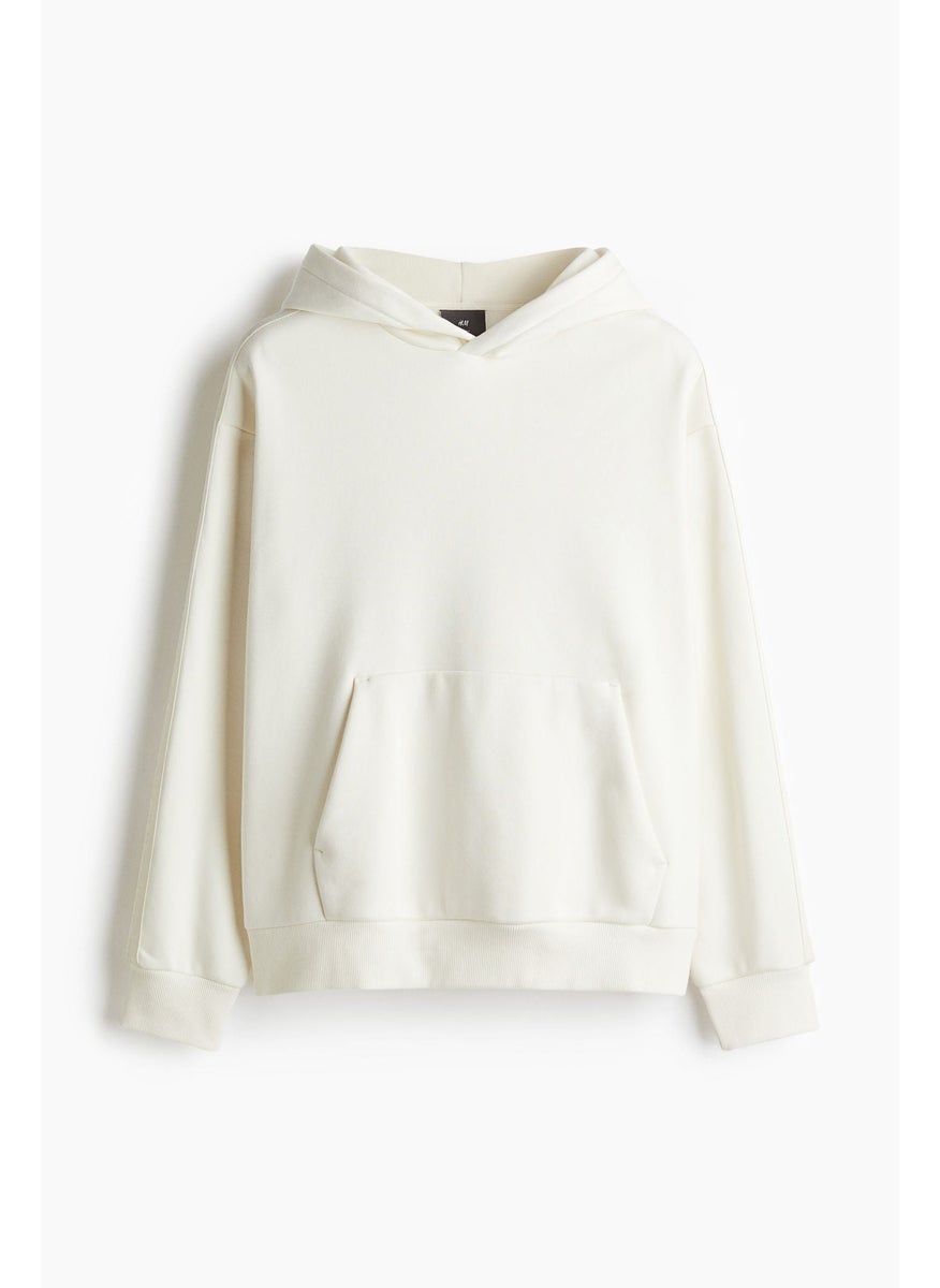 Loose Fit Hoodie With Sidestripes