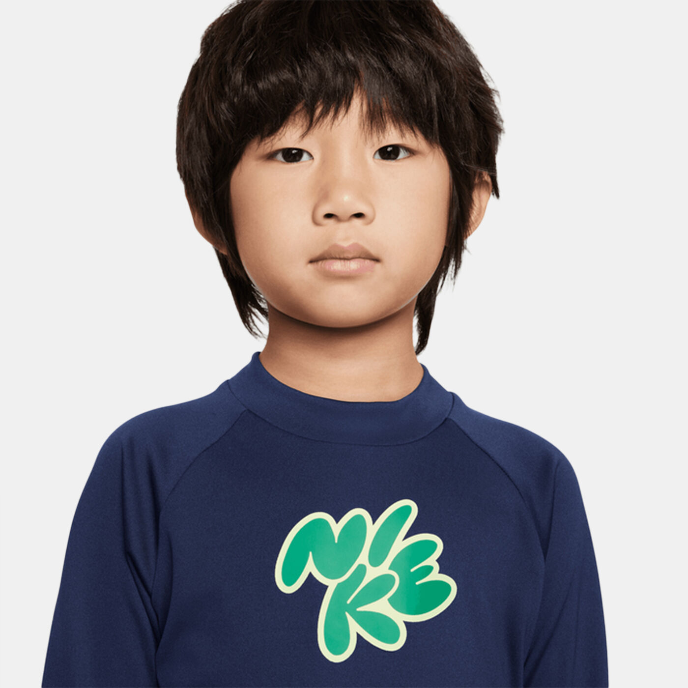Kids' Logo Hydroguard Swimming T-Shirt