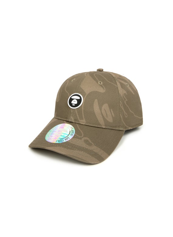AAPENOW moonface logo camo cap