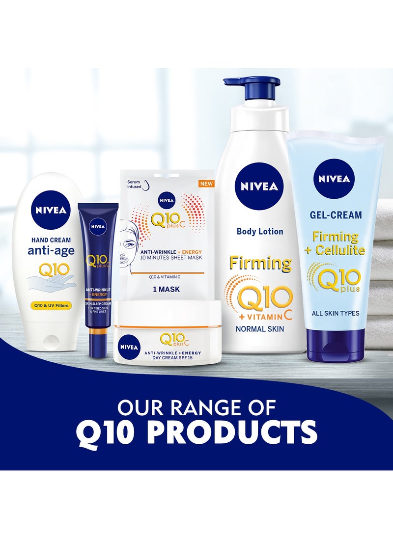 Face Cream Day Moisturizer Q10 Plus C Anti-Wrinkle And  Energy Vitamin C Pack of 2