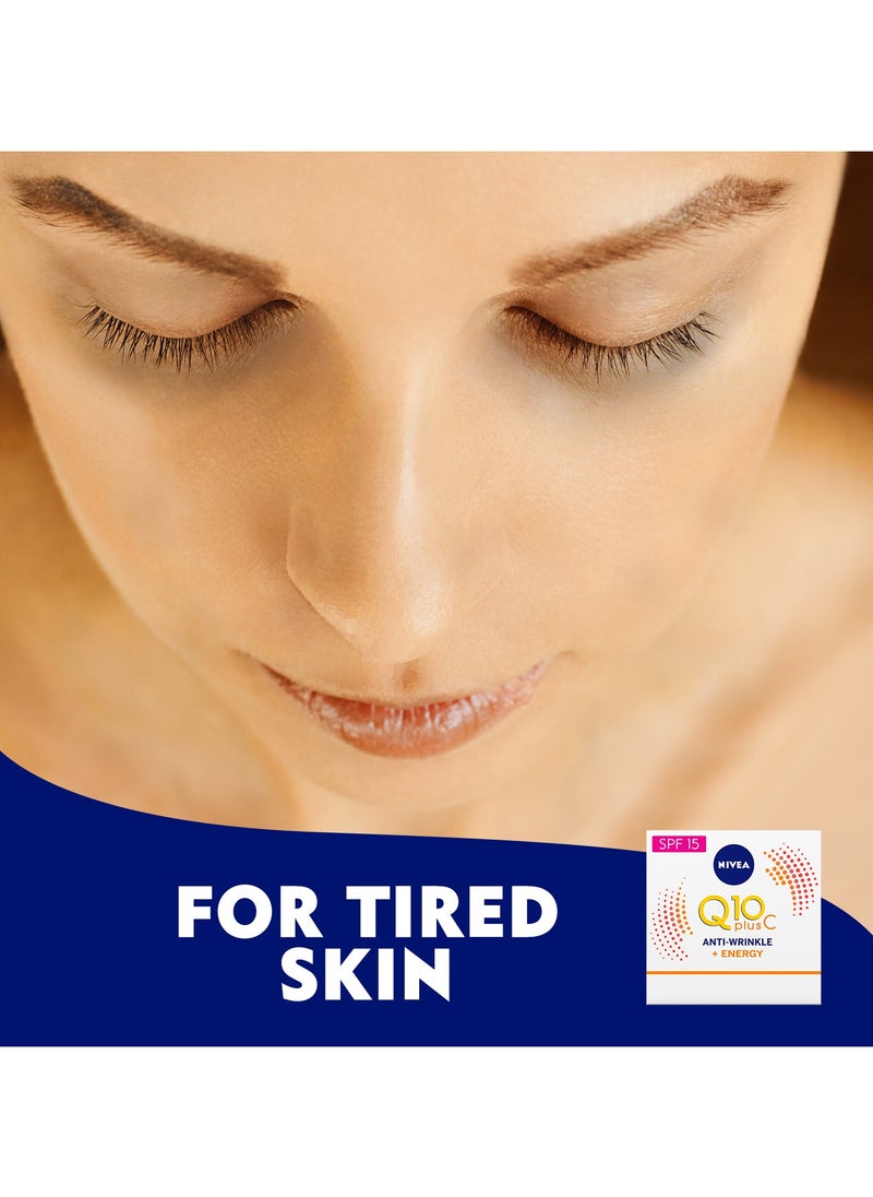 Face Cream Day Moisturizer Q10 Plus C Anti-Wrinkle And  Energy Vitamin C Pack of 2