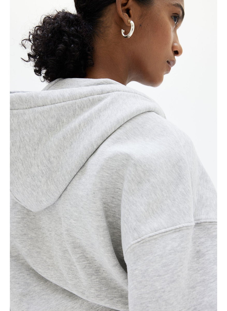 Oversized Zip-Through Hoodie