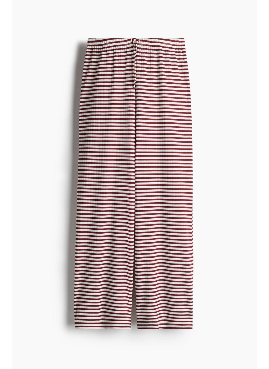 Wide Drawstring Trousers