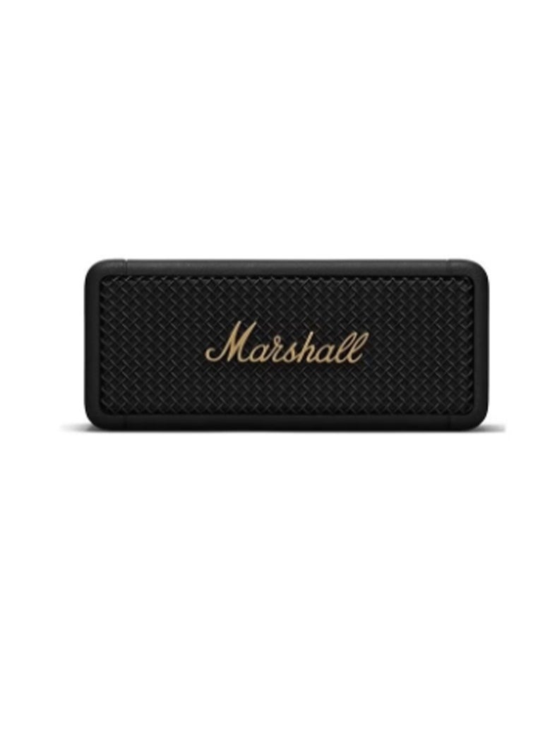 Emberton II Portable Bluetooth Speaker - Black and Brass