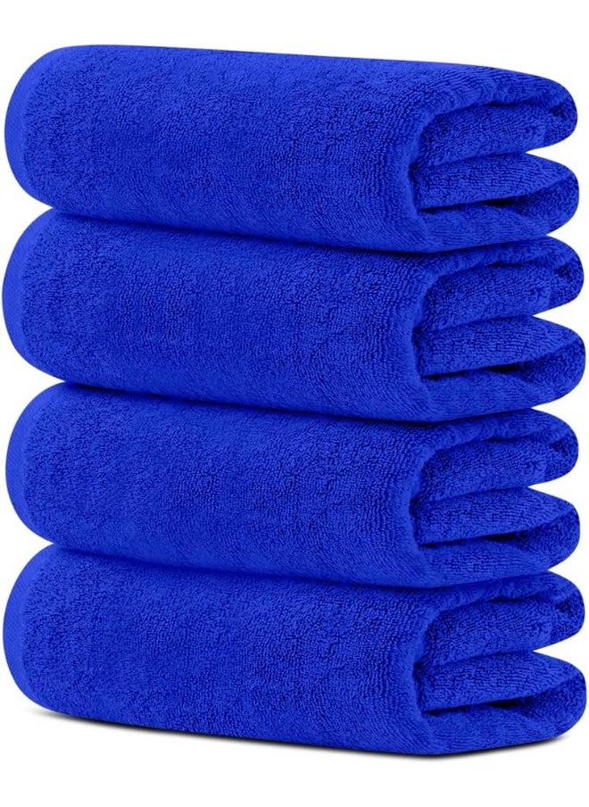 Premium Bath Towels Set Pack of 4  Soft Cotton Bath Towels 70x140 cm, 600 GSM  Soft Feel, , Highly Absorbent Durable Towels, Perfect for Daily Use  Lightweight Spa Towel (S)