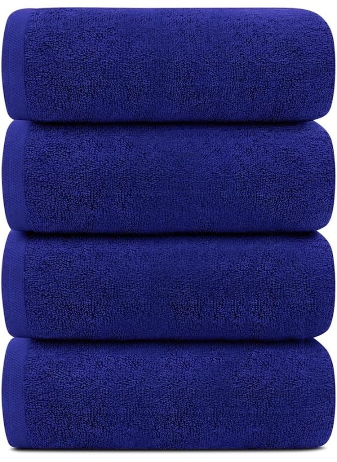 Premium Bath Towels Set Pack of 4  Soft Cotton Bath Towels 70x140 cm, 600 GSM  Soft Feel, , Highly Absorbent Durable Towels, Perfect for Daily Use  Lightweight Spa Towel