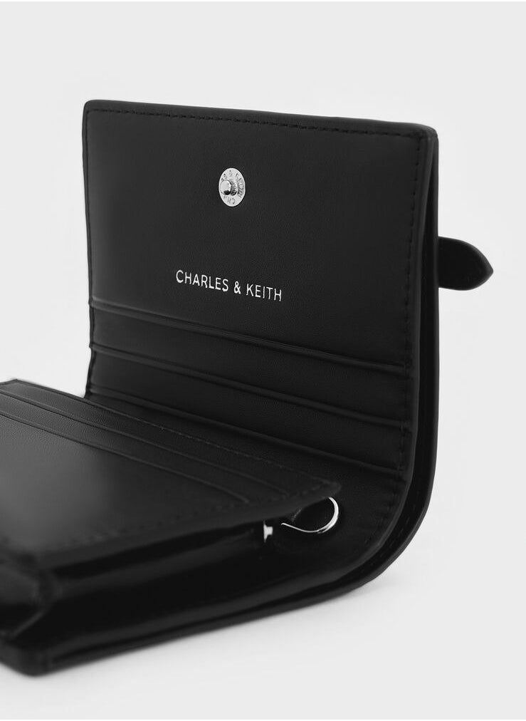 Sloane Chain-Handle Wallet & Crossbody Bag - Black