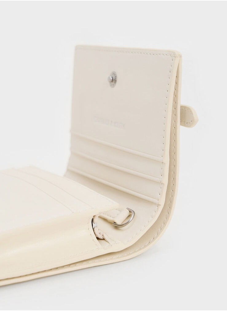 Sloane Chain-Handle Wallet & Crossbody Bag - Cream