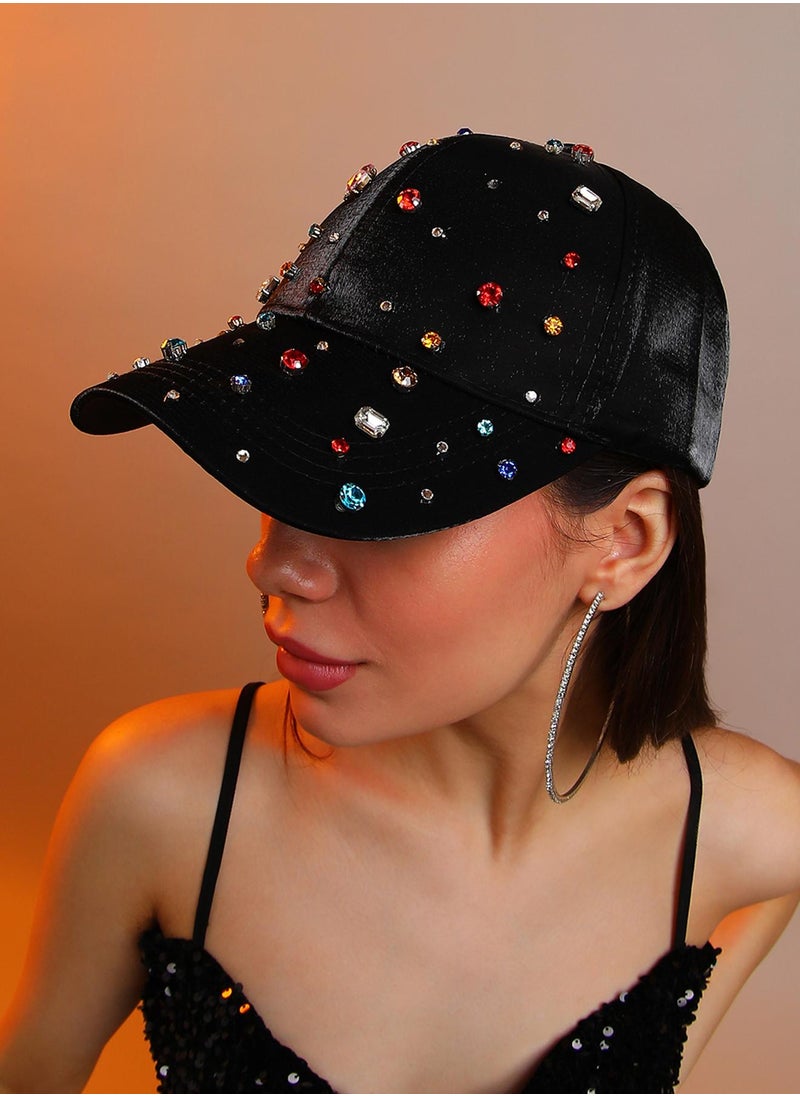 Embellished Drops Baseball Cap