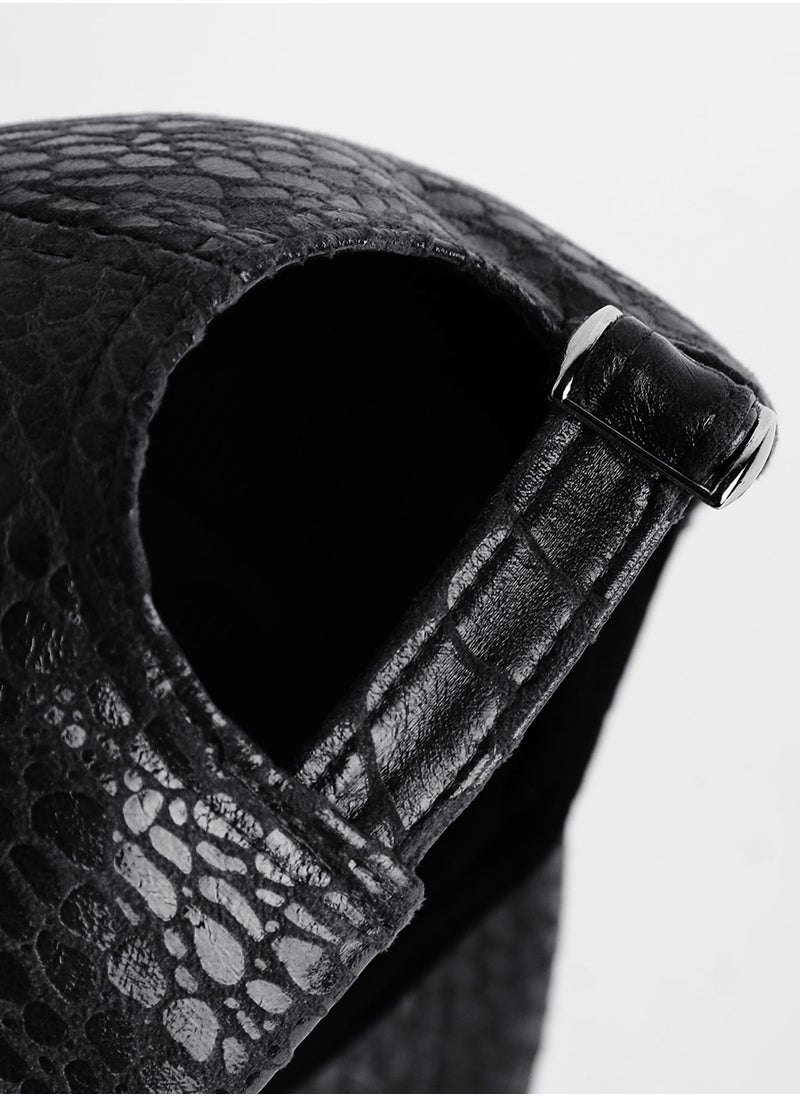 Embossed Croc Baseball Cap