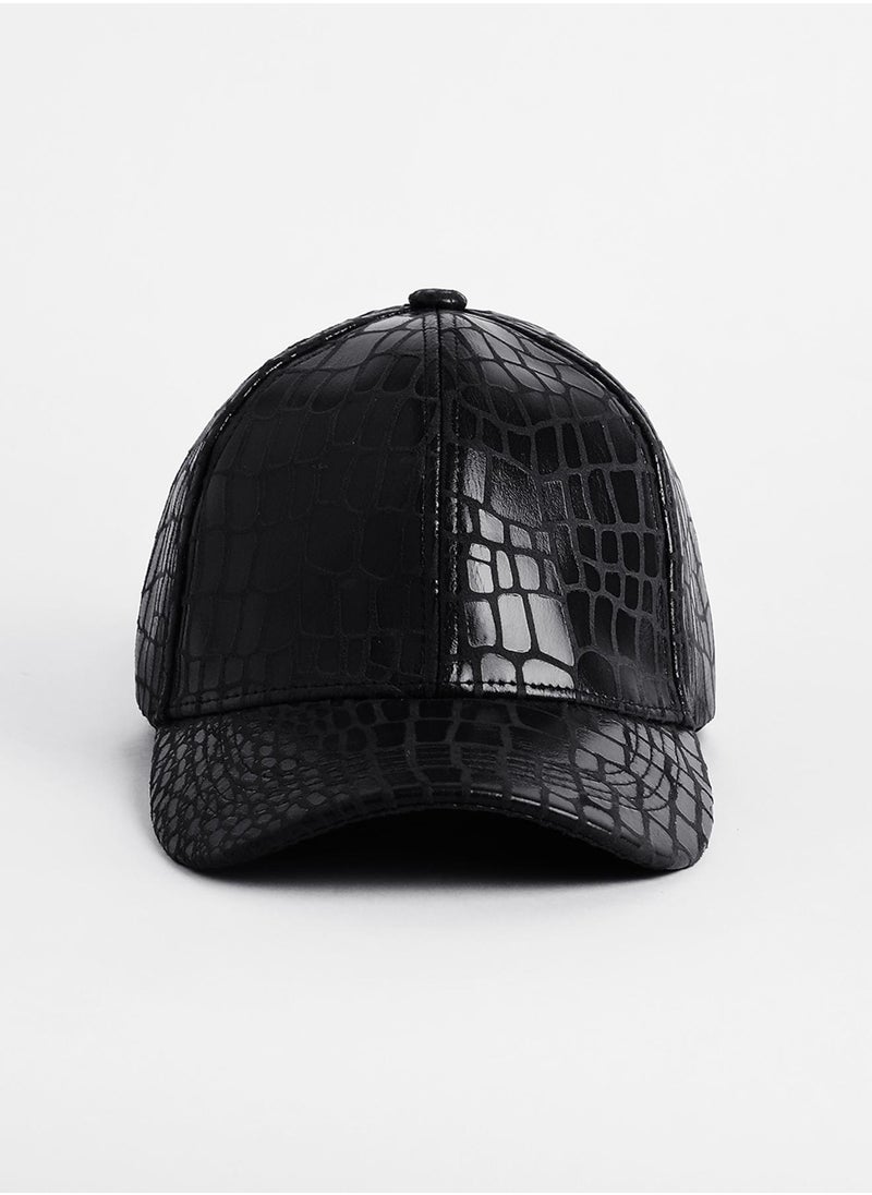 Embossed Croc Baseball Cap
