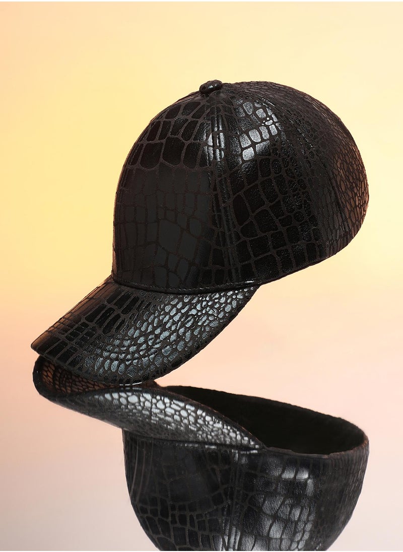 Embossed Croc Baseball Cap