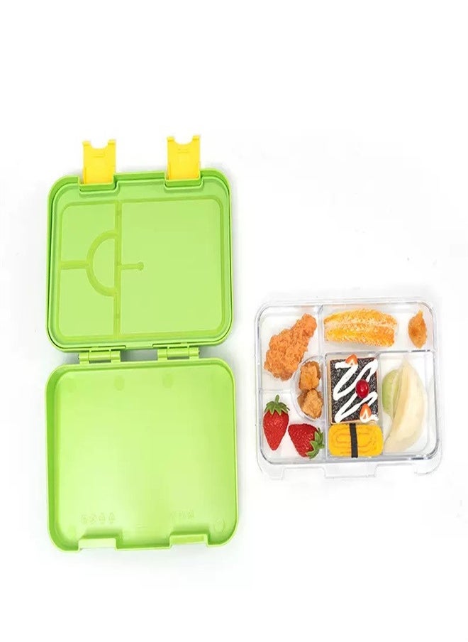 Bento box compartments Bento Lunch Box for Kids Toddlers Dishwasher Safe BPA Free Removable Plastic Tray for Kids