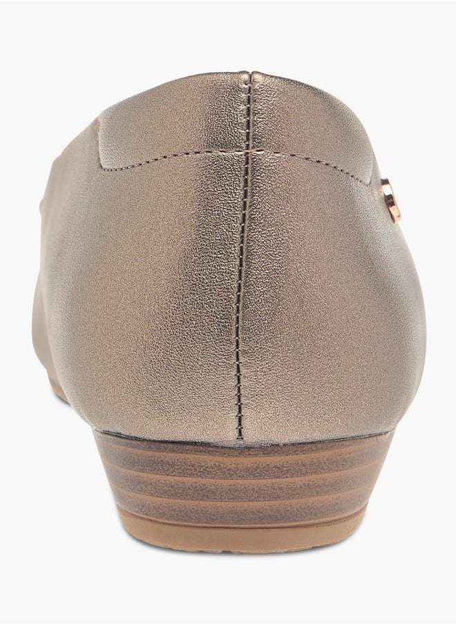 Women Solid Slip-On Ballerina Shoes