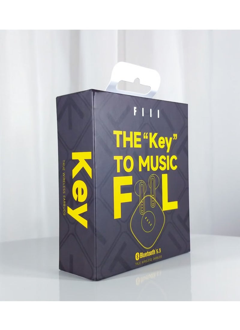 FIIL CC KEY TWS Wireless Bluetooth 5.2 Dual Earphones – Noise Canceling, High-Quality Sound, Touch Control, Comfortable Fit, Compact Design