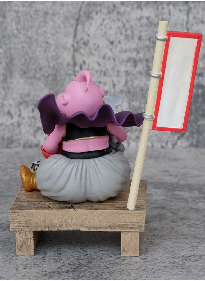 Dragon Ball Octopus Rice Majin Buu Action Figure Decorative Resin Sculpture Home Decor Statue, Art Figurine Home Ornament Decoration for Office, Living Room, Bedroom, Book Shelf, TV Cabinet, Desktop
