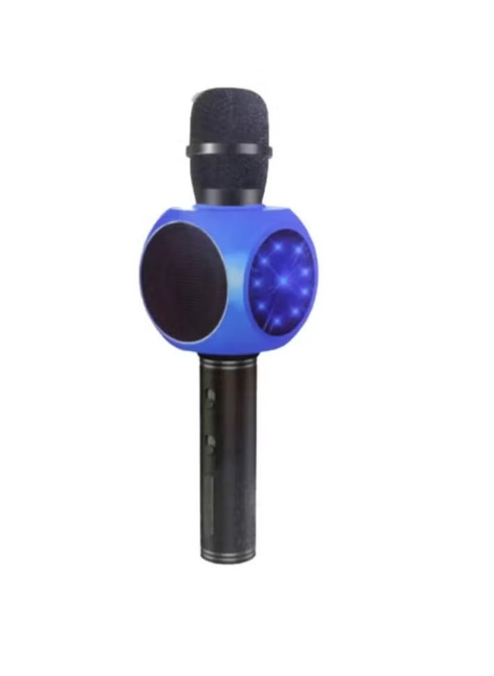 M8 Bluetooth Karaoke Microphone, Wireless Handheld Mic with LED Lights, High-Quality Sound, Rechargeable Battery – Perfect for Home Karaoke, Parties, Singing, and Entertainment