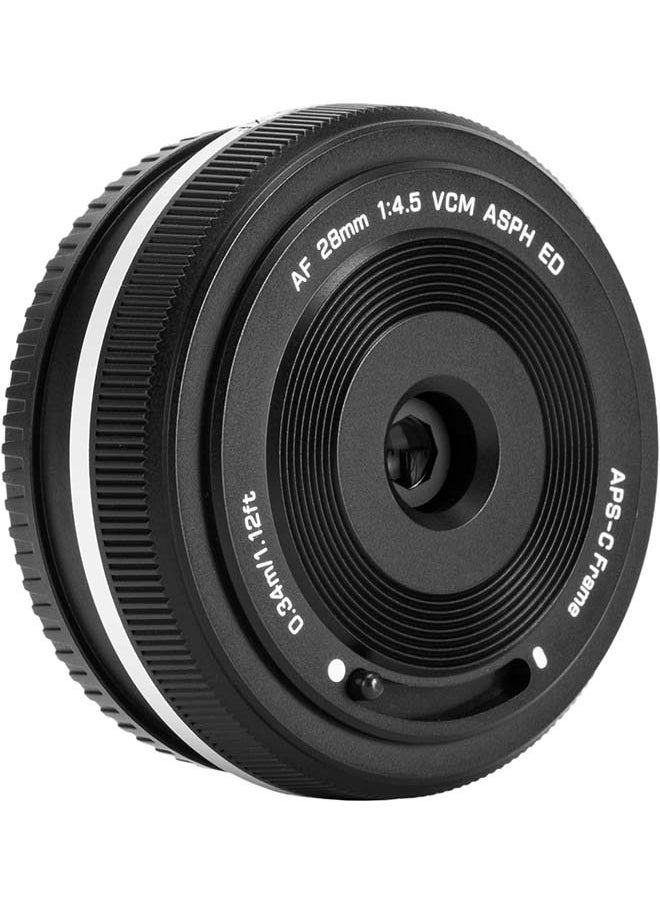 VILTROX 28mm f4.5 Pancake Lens Fuji x, AF 28mm f4.5 X Mount Lens for Fujifilm, Pancake Lens Fuji x Mount for Fujifilm X-T5 X-H2 X-T50 X-M5 X-T30 II X-Pro3 X-S20 X-E4