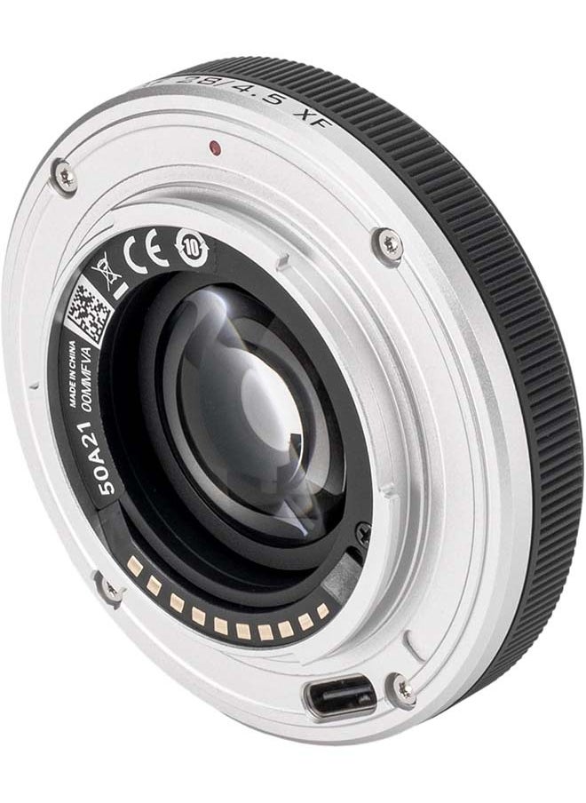 VILTROX 28mm f4.5 Pancake Lens Fuji x, AF 28mm f4.5 X Mount Lens for Fujifilm, Pancake Lens Fuji x Mount for Fujifilm X-T5 X-H2 X-T50 X-M5 X-T30 II X-Pro3 X-S20 X-E4