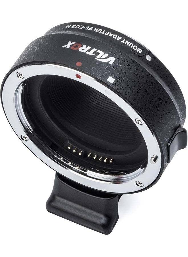 VILTROX EF-EOS M Lens Mount Auto Focus Adapter, Compatible with Canon EF/EF-S Lens to Canon EOS M (EF-M Mount) Mirrorless Camera Body EOS M100 M50 M3 M10 M6 M5
