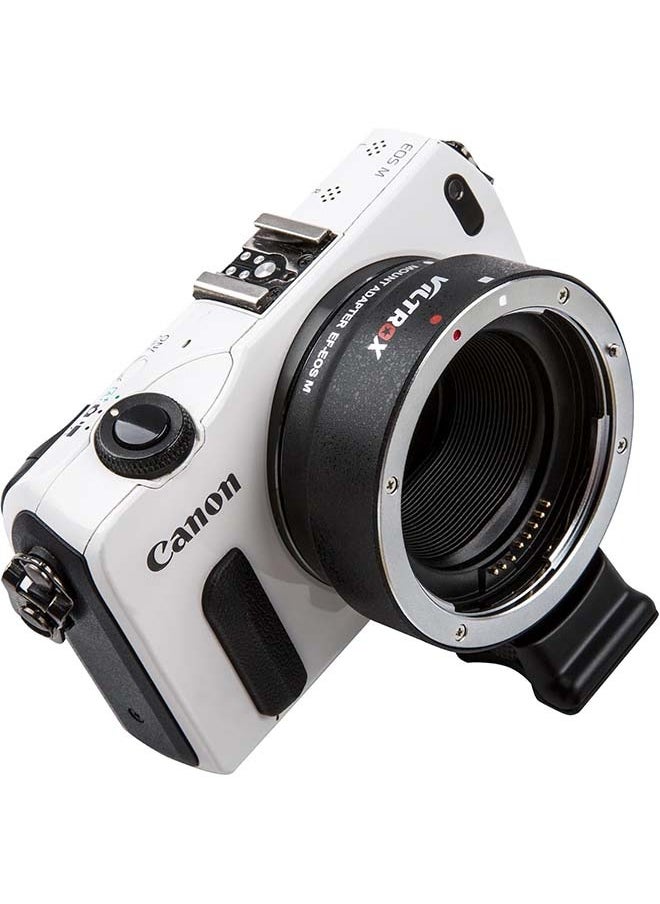 VILTROX EF-EOS M Lens Mount Auto Focus Adapter, Compatible with Canon EF/EF-S Lens to Canon EOS M (EF-M Mount) Mirrorless Camera Body EOS M100 M50 M3 M10 M6 M5
