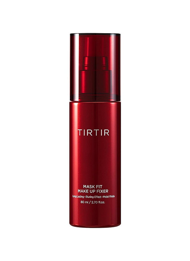 TIRTIR Mask Fit Make-Up Fixer, 24H Long Lasting Makeup Finishing Setting Spray, Lightweight And Non-Greasy, 80ml / 2.7 Fl Oz