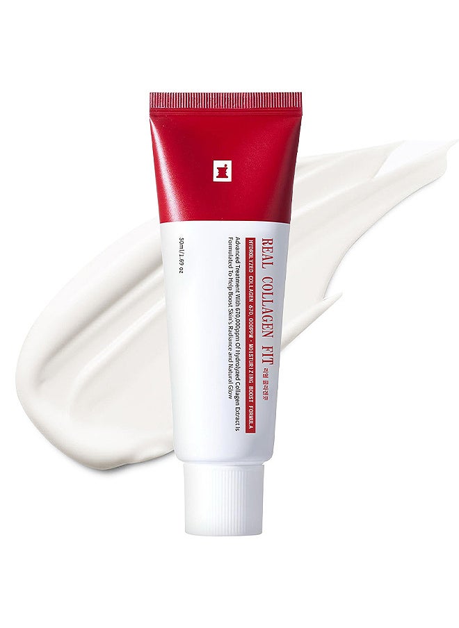 TOSOWOONG Real Collagen Fit, Collagen Wrapping Mask, Collagen 670,000PPM, 50ml / 1.69 fl. oz