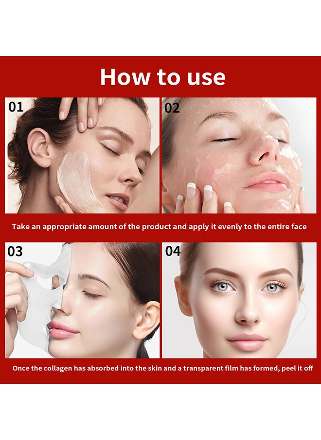 TOSOWOONG Real Collagen Fit, Collagen Wrapping Mask, Collagen 670,000PPM, 50ml / 1.69 fl. oz