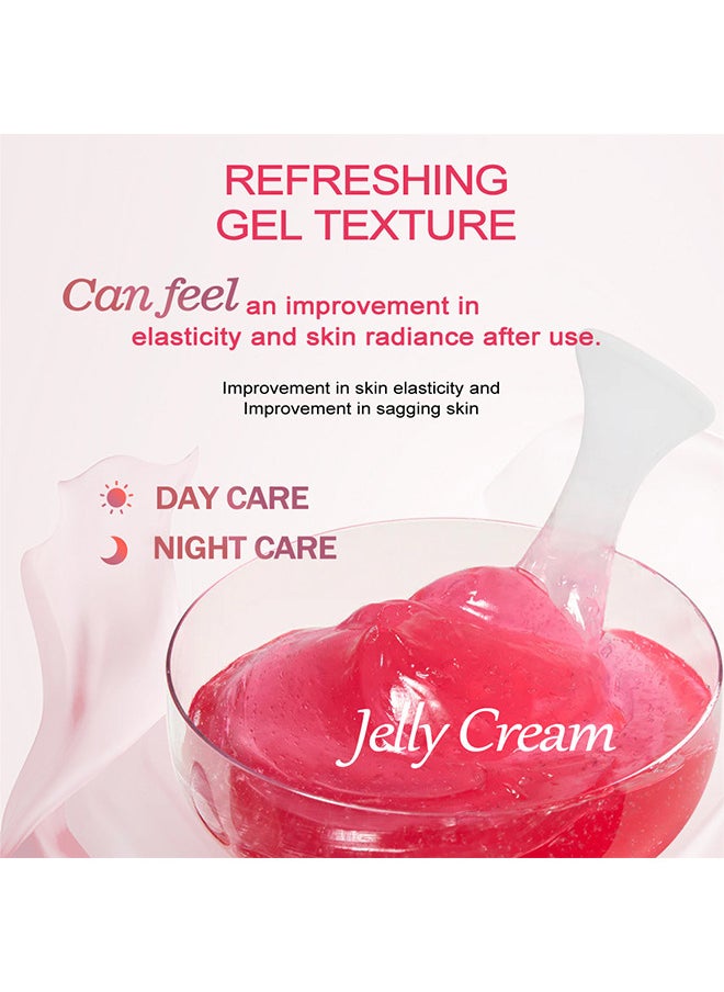 Collagen Jelly Cream, Boost Elasticity And Hydration, Reduce Fine Lines And Dullness, 100ml